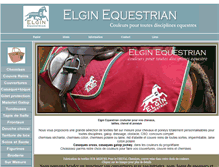 Tablet Screenshot of elginequestrian.com